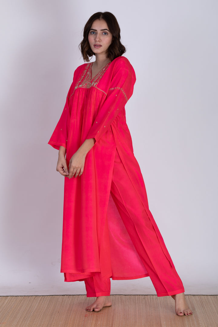 RAMYA SILK KURTA SET