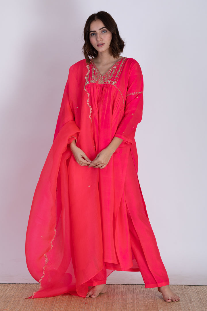 RAMYA SILK KURTA SET