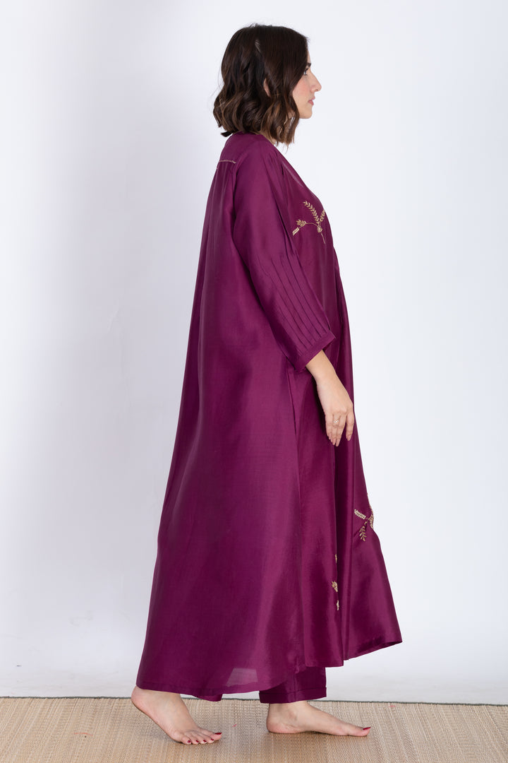 ANEESHA SILK KURTA SET