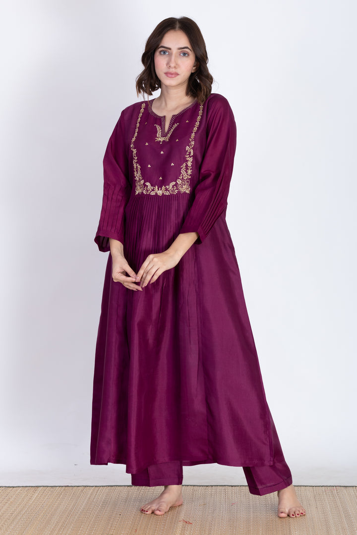SHAILAJA SILK KURTA SET