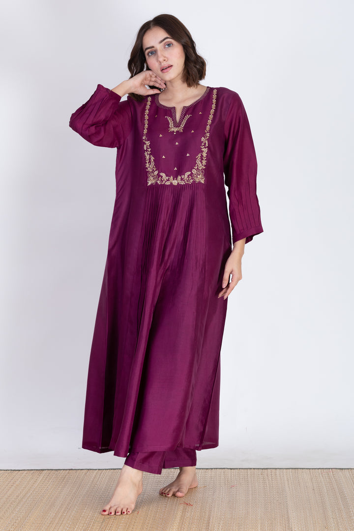 SHAILAJA SILK KURTA SET