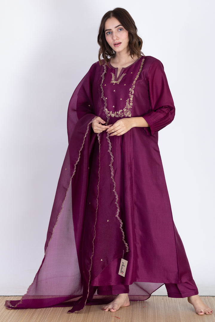 SHAILAJA SILK KURTA SET