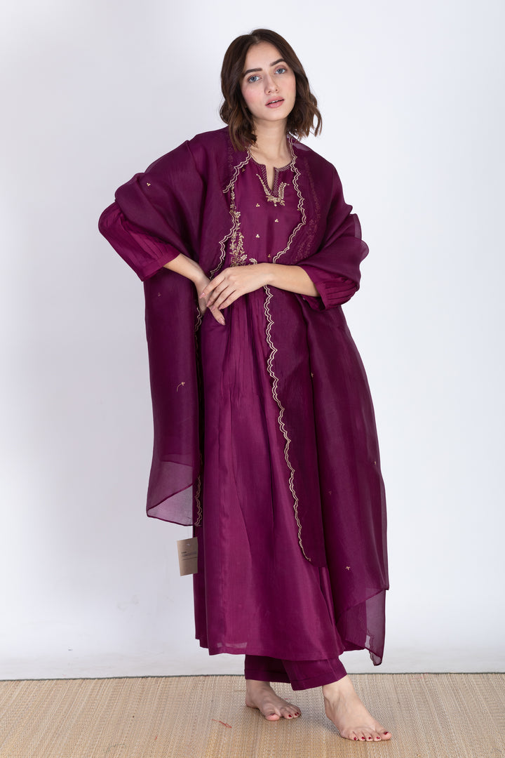 SHAILAJA SILK KURTA SET