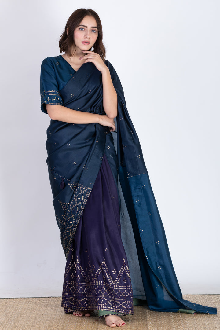 ANEESHA SILK SAREE SET