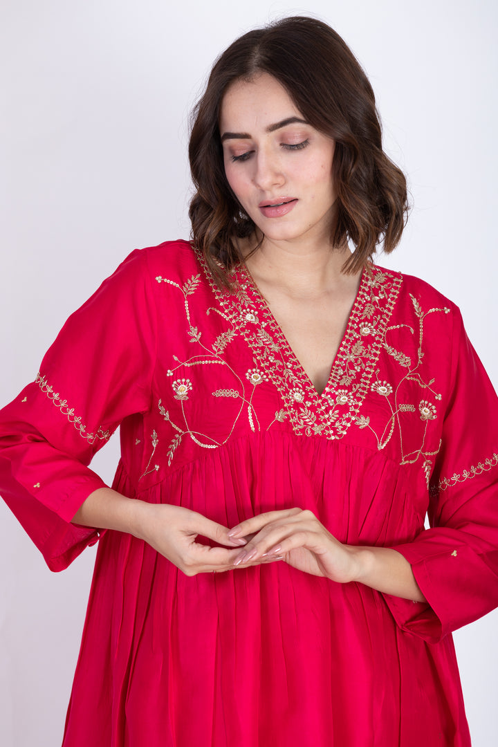 VISHAKHA SILK KURTA SET