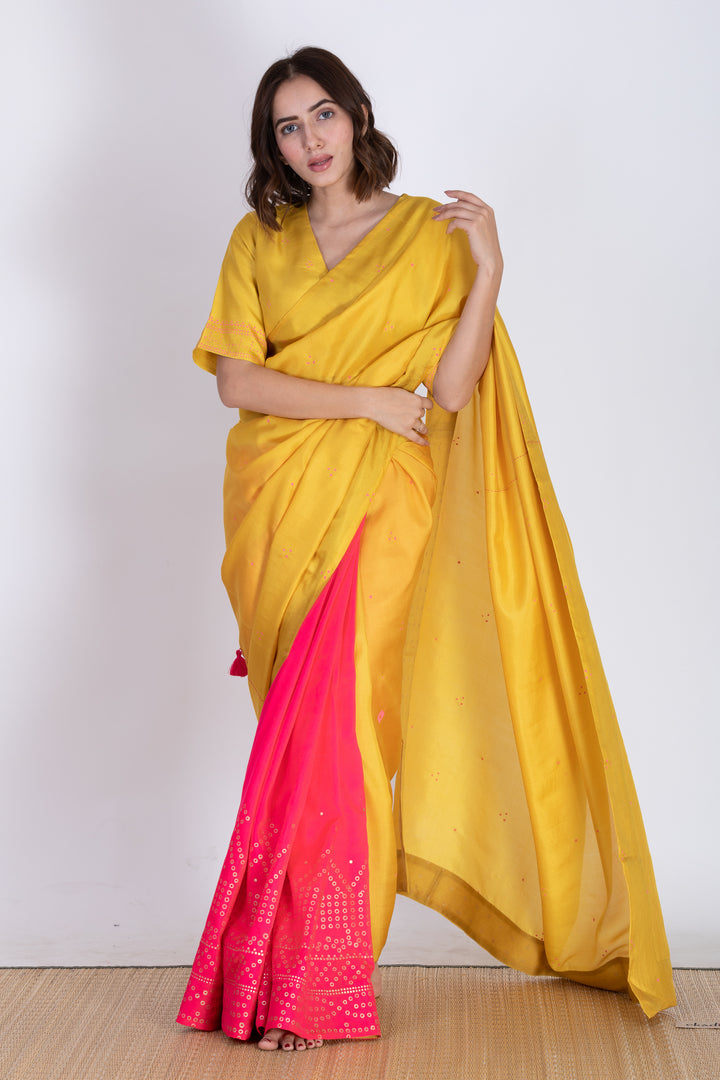 ROZA SILK SAREE SET