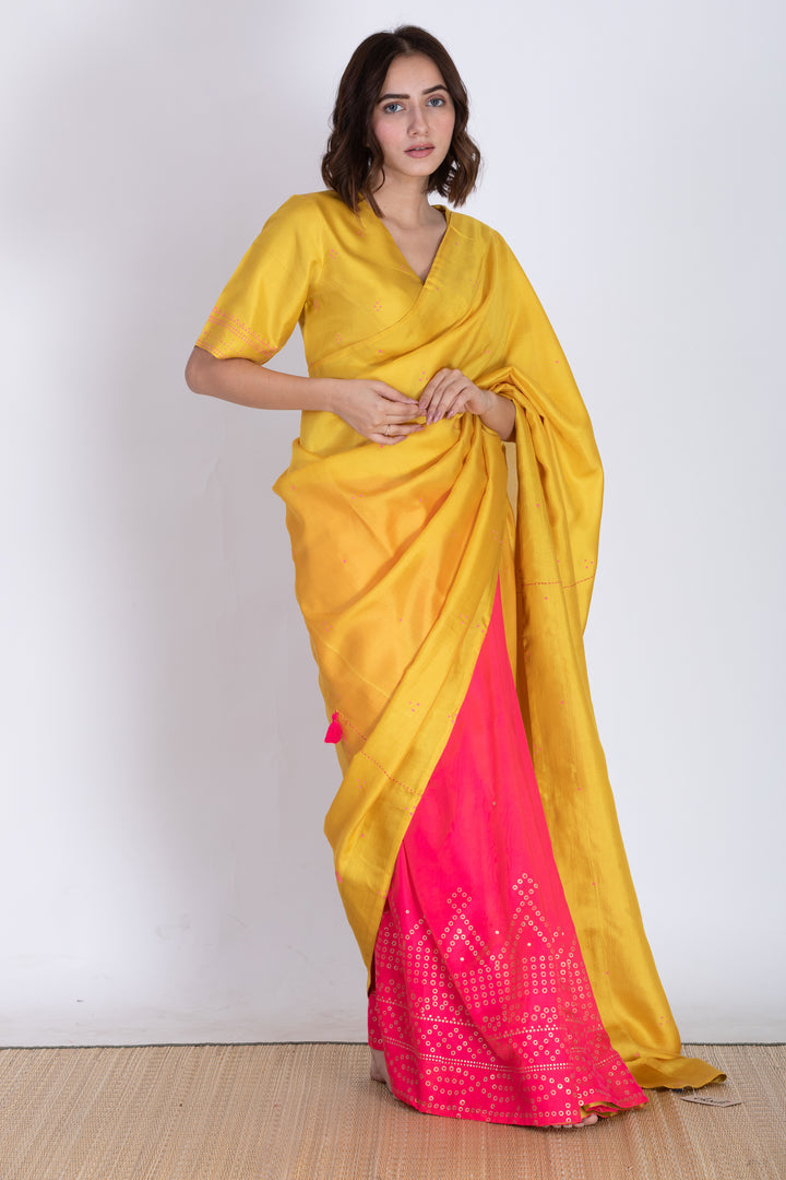 ROZA SILK SAREE SET
