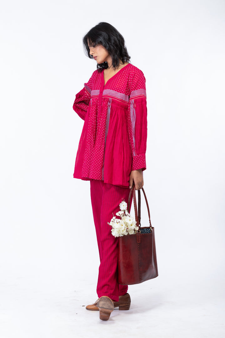 MIRAYAH BOUGIANVILLEA SHORT OVERLAY CO-ORD SET