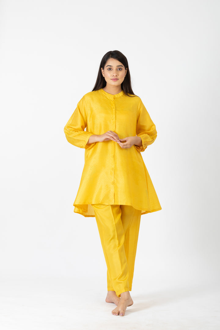 CATHERINE SHORT SILK CO-ORD  SET