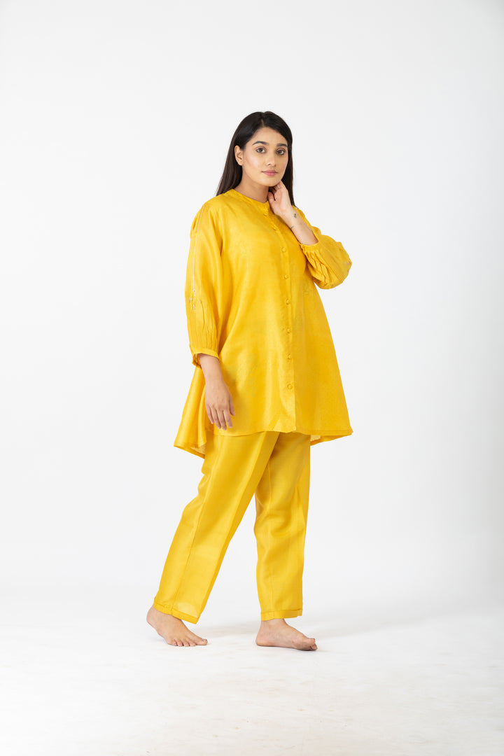 CATHERINE SHORT SILK CO-ORD  SET