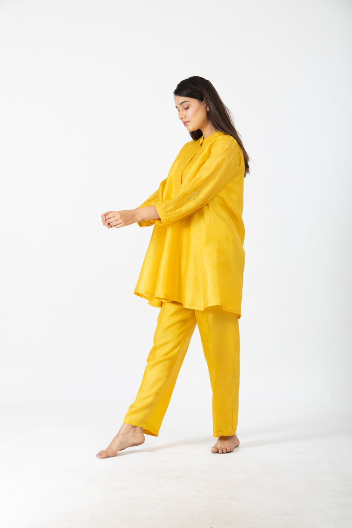 CATHERINE SHORT SILK CO-ORD  SET