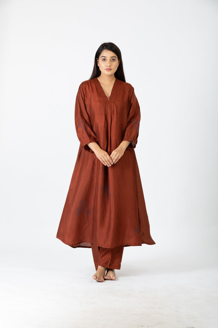NAIN SILK CO-ORD  SET