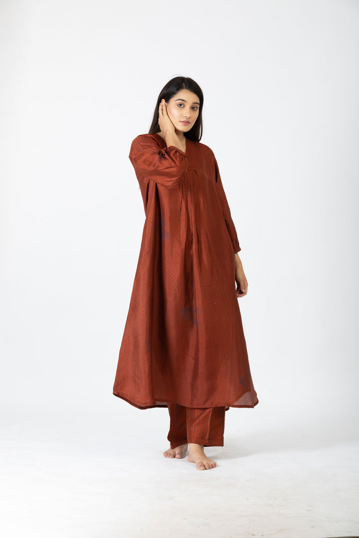 NAIN SILK CO-ORD  SET