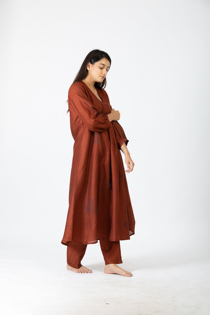 NAIN SILK CO-ORD  SET