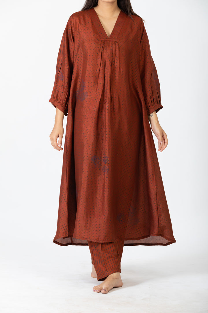 NAIN SILK CO-ORD  SET