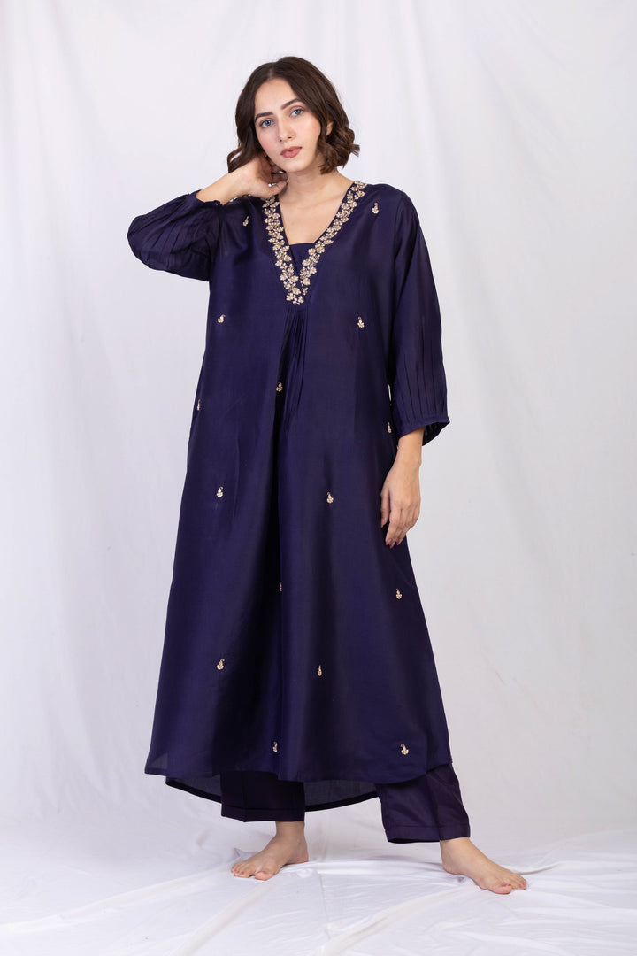 ROSHANA SILK TUNIC SET