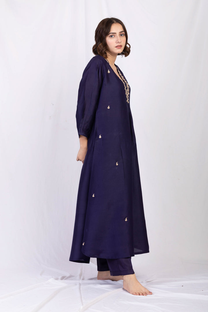 ROSHANA SILK TUNIC SET