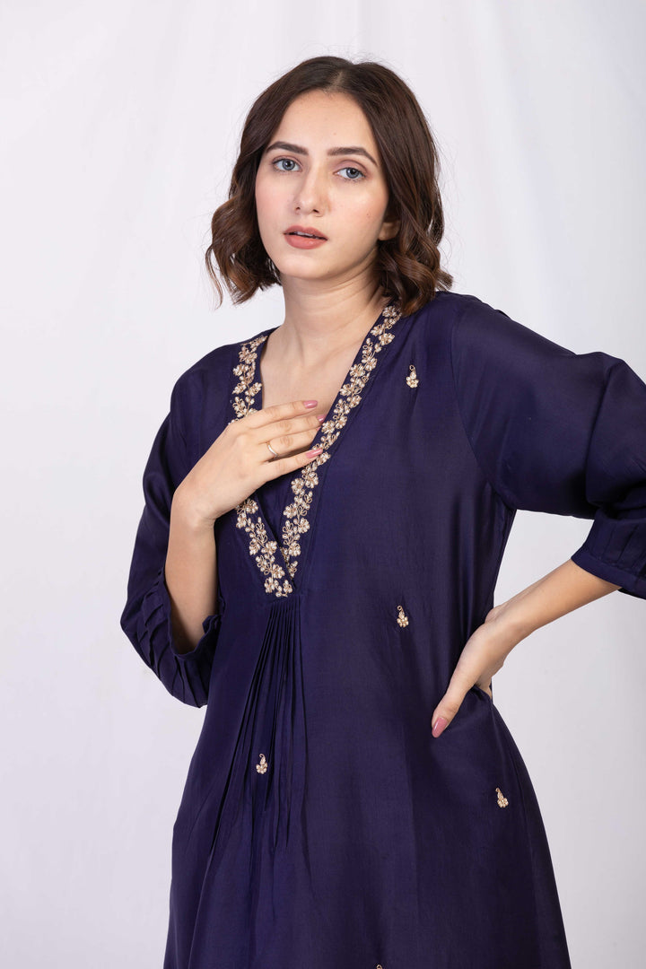 ROSHANA SILK TUNIC SET