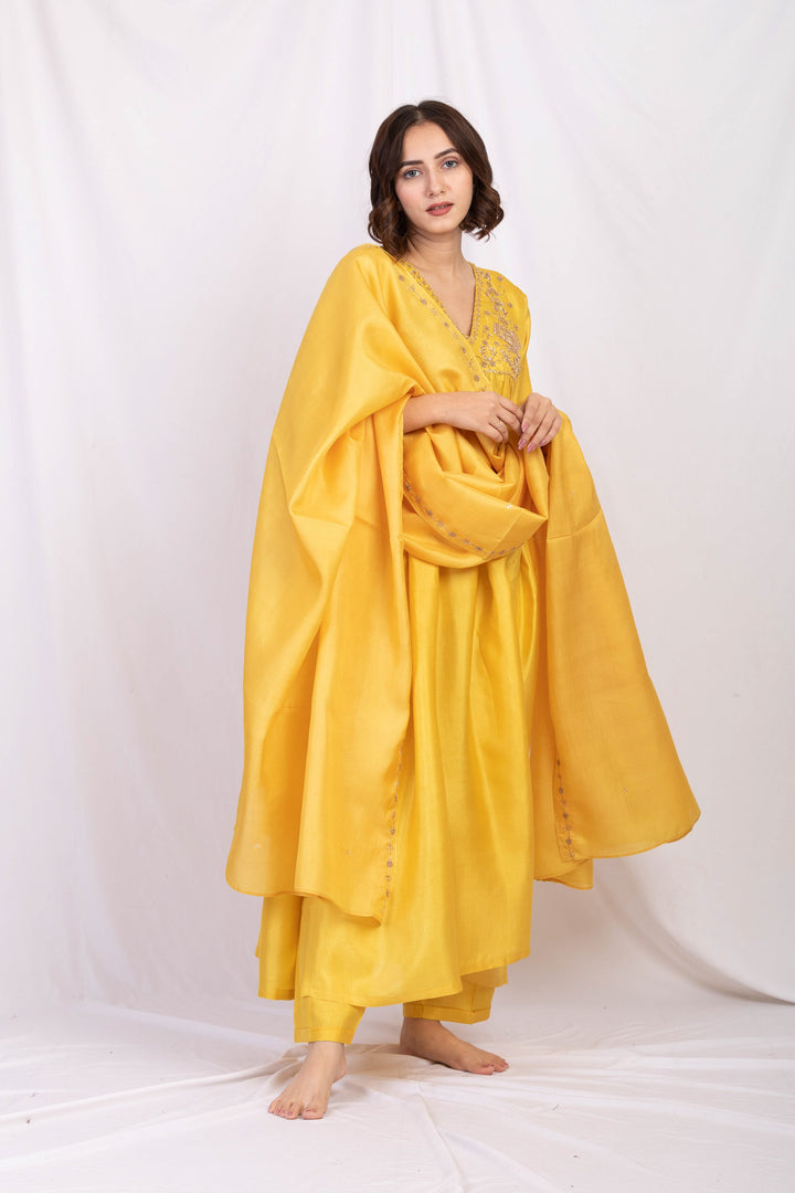 LILA SILK DUPATTA