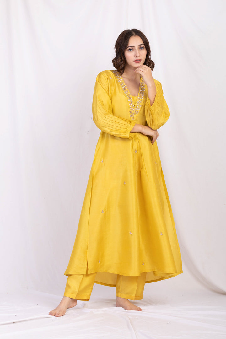 LILA SILK TUNIC SET