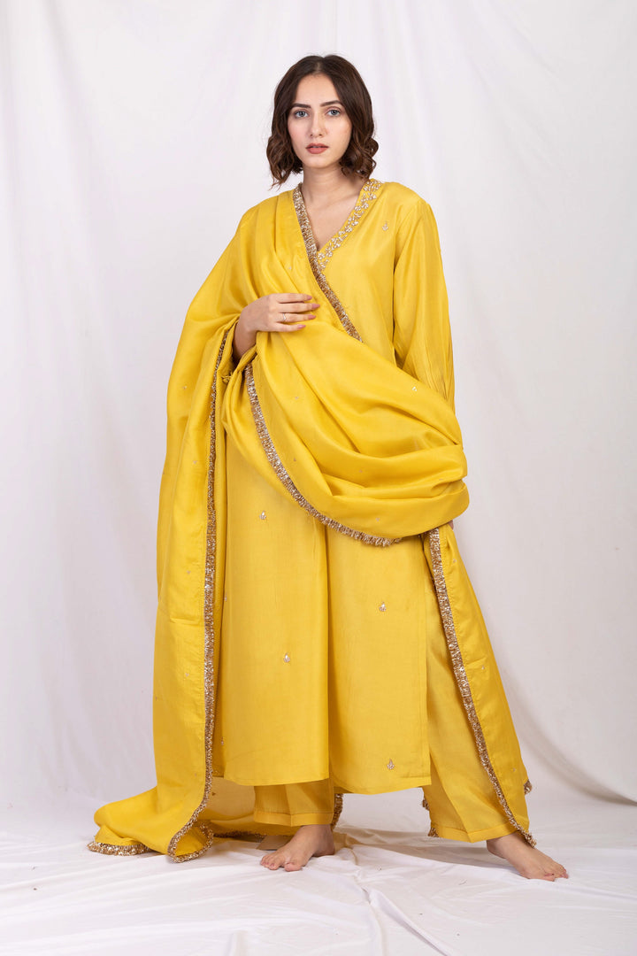LILA SILK TUNIC SET
