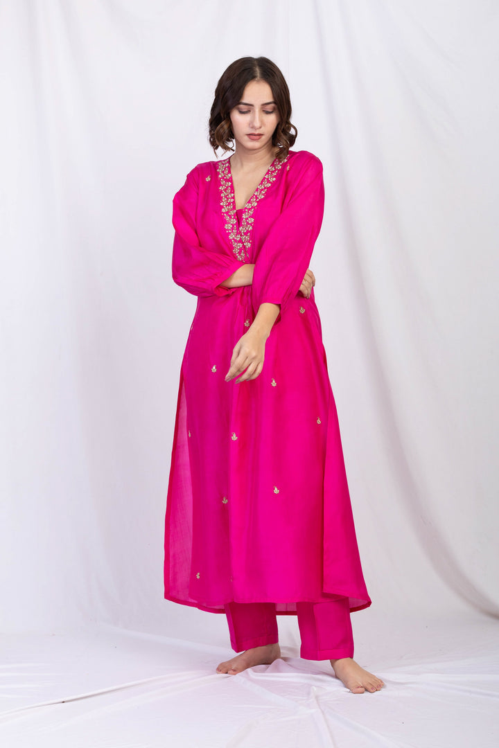 AMELIA SILK TUNIC SET