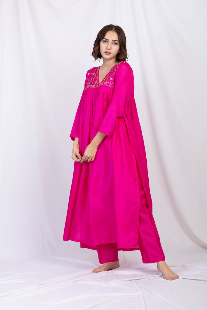 ALPANA SILK TUNIC SET