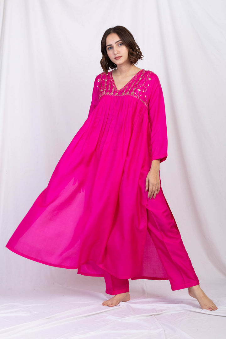 ALPANA SILK TUNIC SET