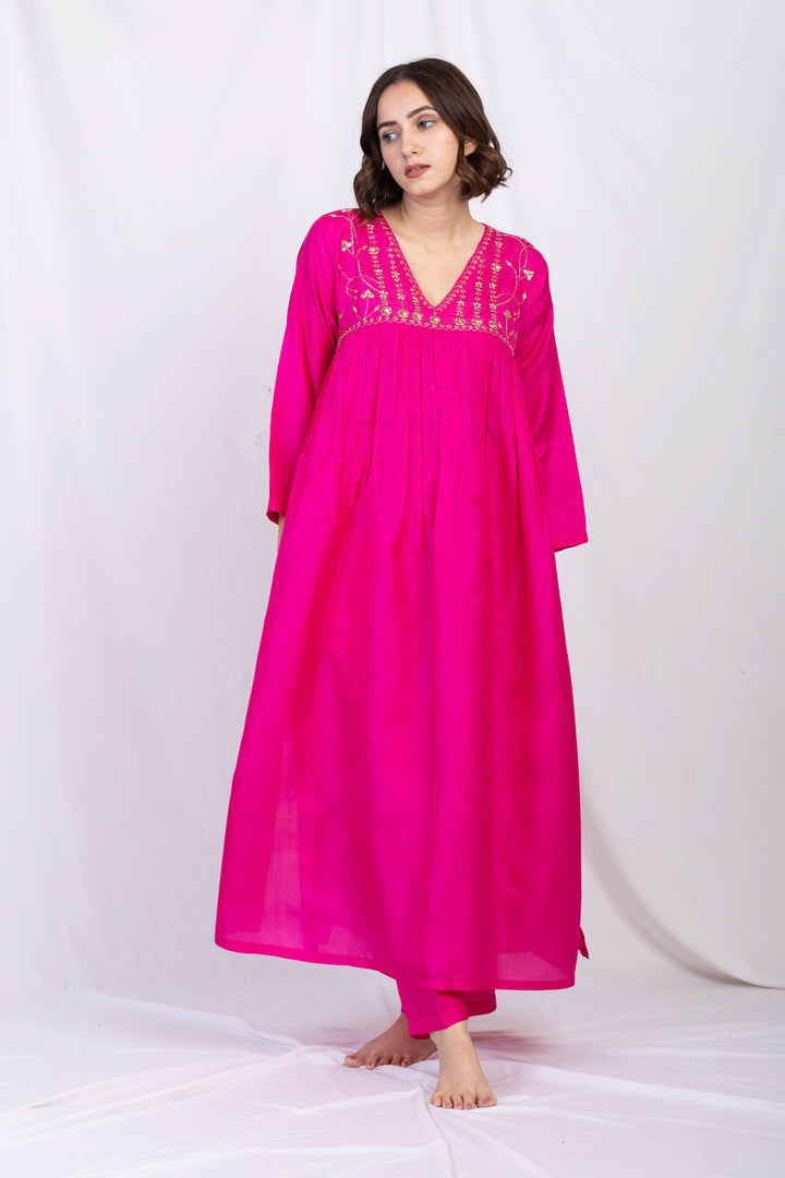 ALPANA SILK TUNIC SET