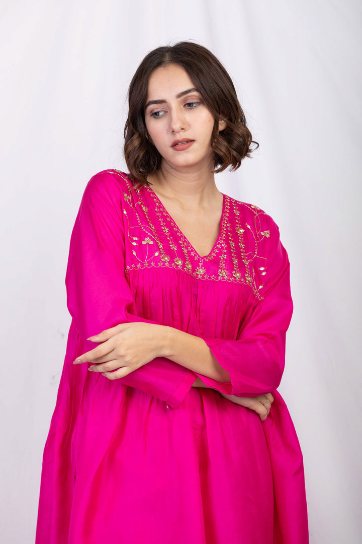 ALPANA SILK TUNIC SET