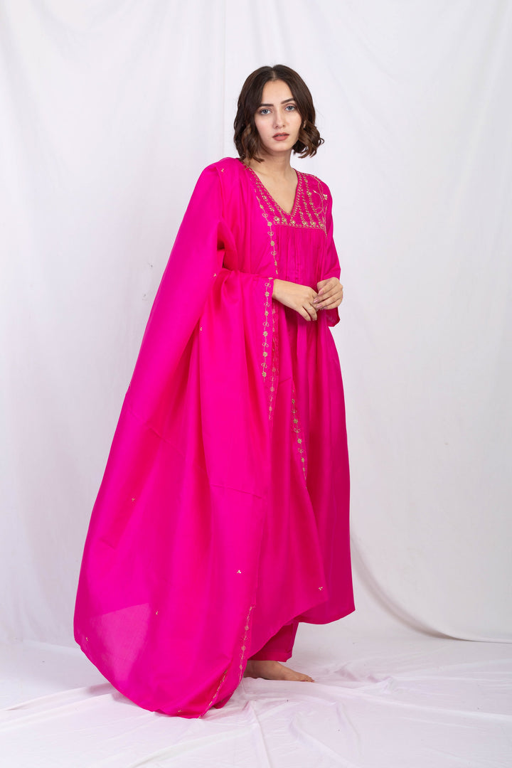 ALPANA SILK TUNIC SET