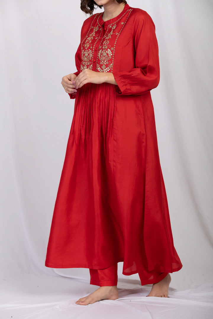 NADIAH SILK TUNIC SET