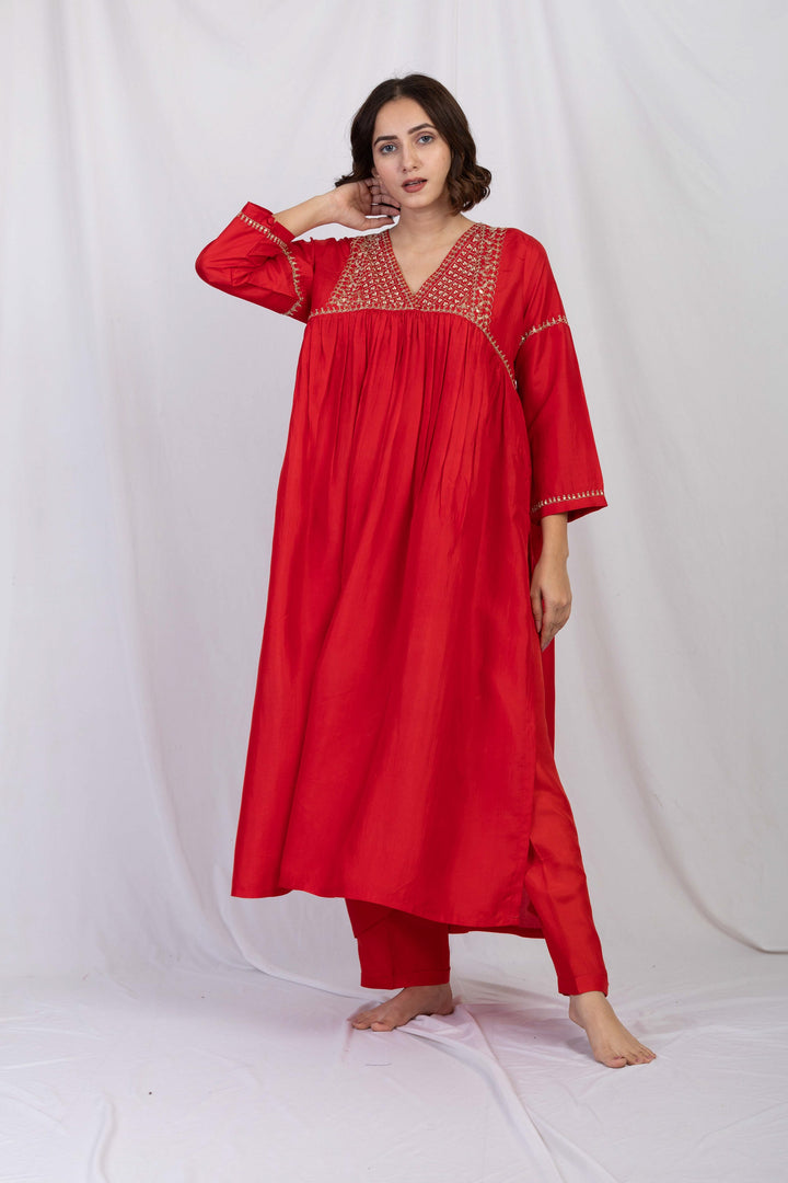 MEHRUNISAAH SILK KURTA SET