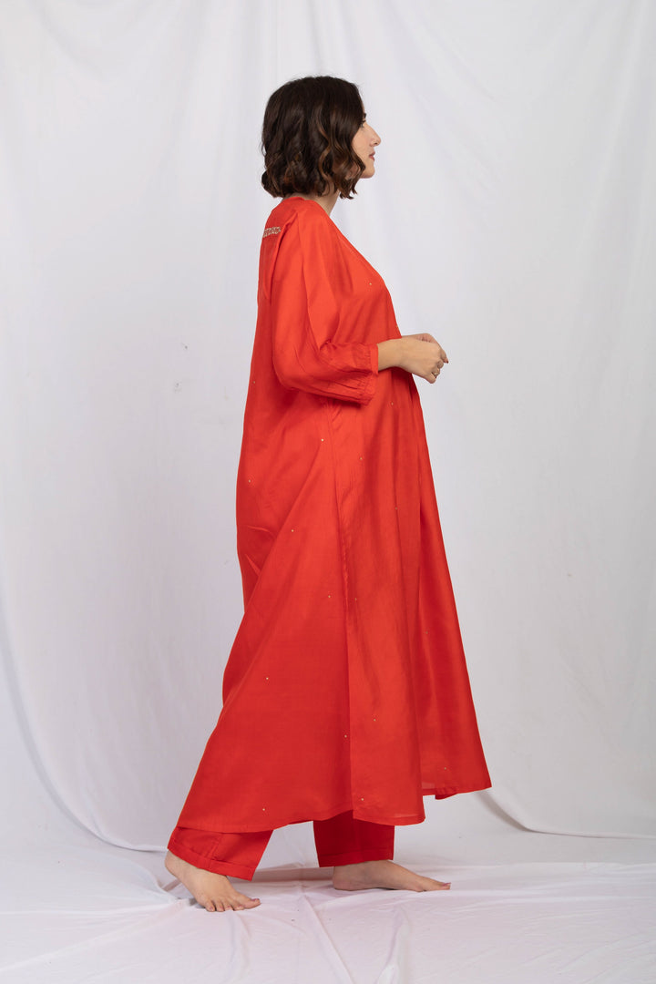 SIMRAN SILK TUNIC SET