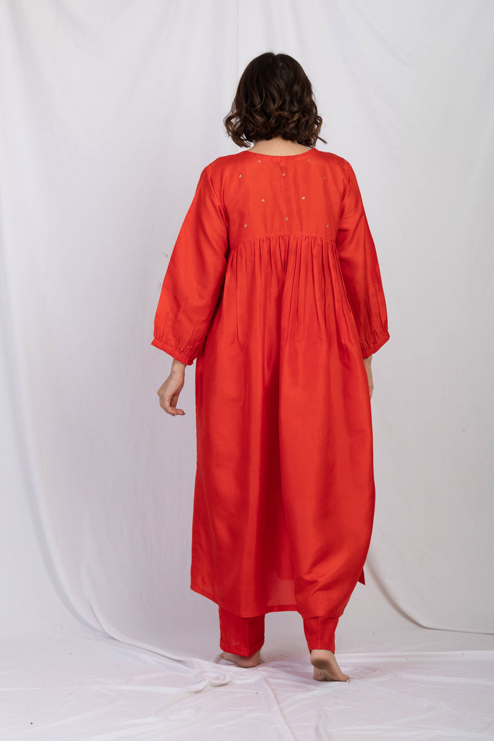 FARSHI SILK KURTA SET