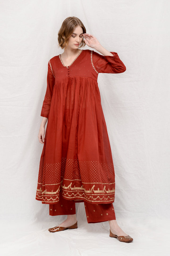 KSHITIJAA KEDIA EMBROIDERED KEDIA SET