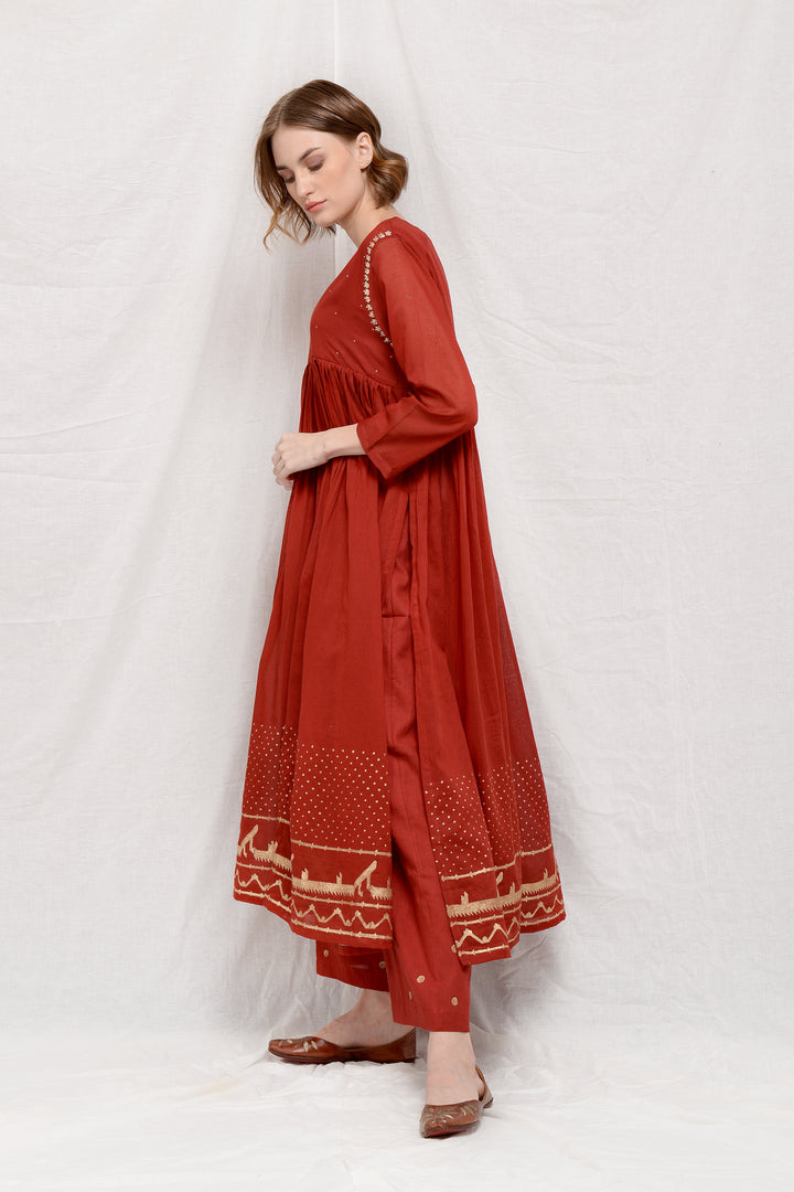 KSHITIJAA KEDIA EMBROIDERED KEDIA SET