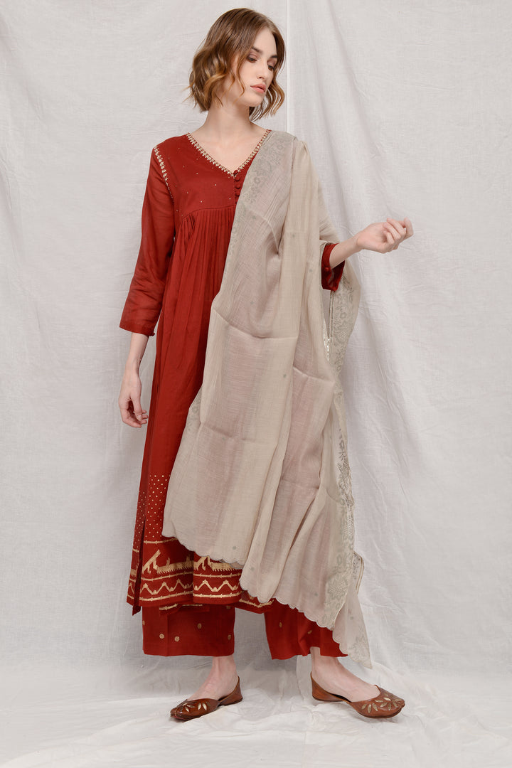 KSHITIJAA KEDIA EMBROIDERED KEDIA SET