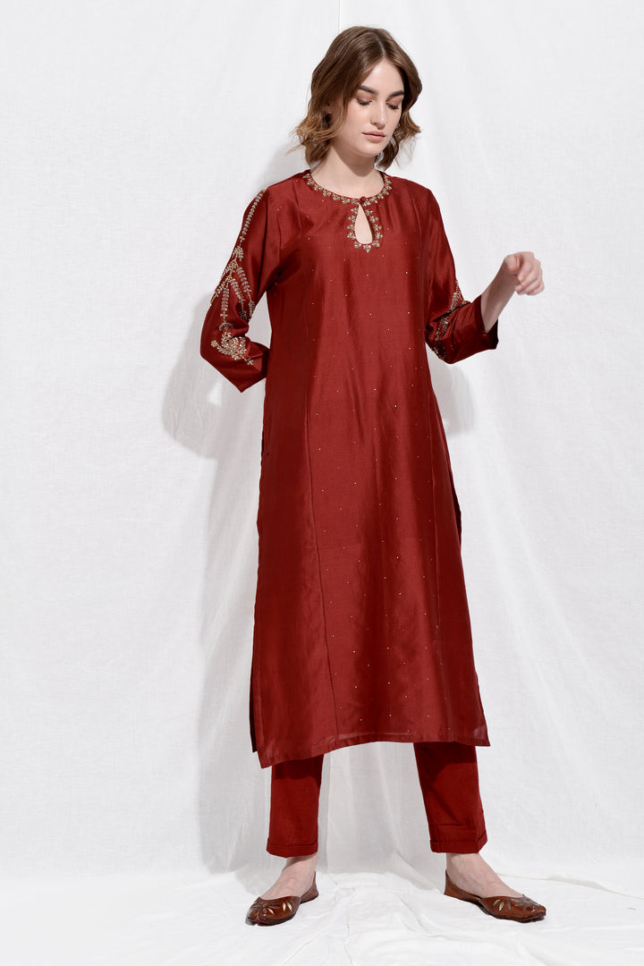 TARINI EMBROIDERED KURTA SET