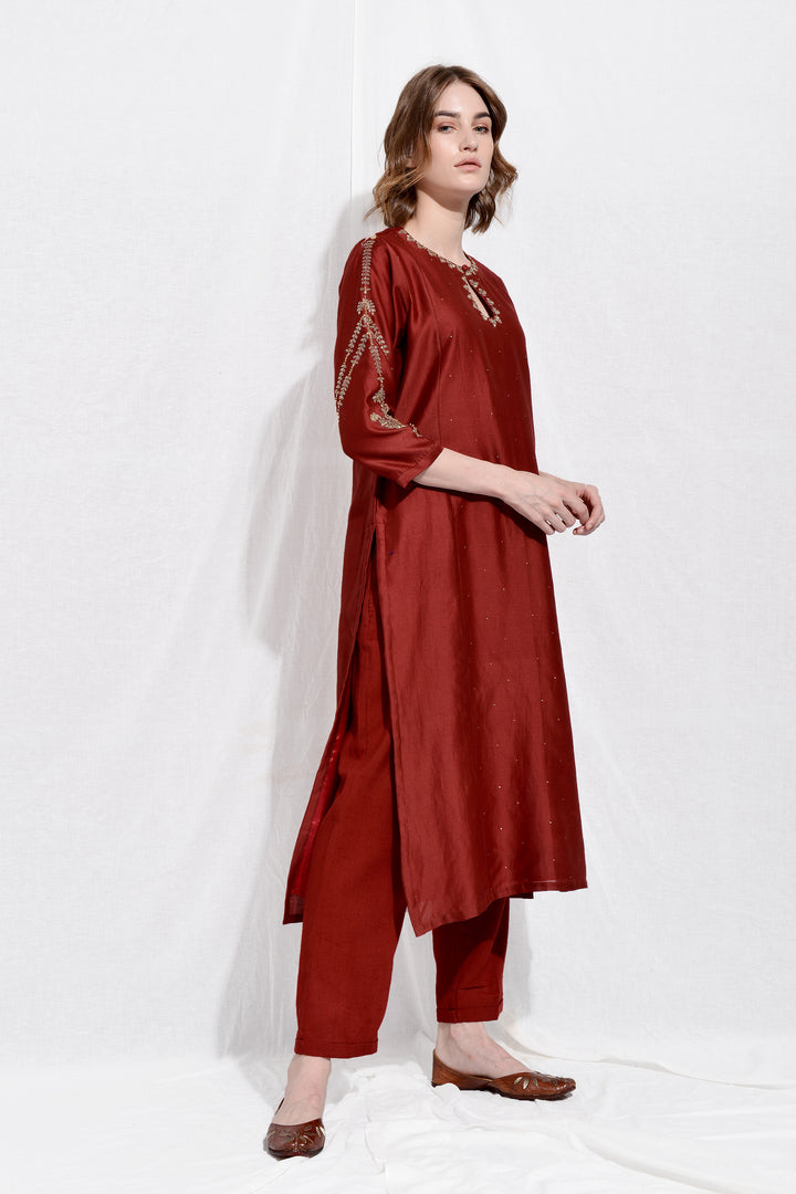 TARINI EMBROIDERED KURTA SET