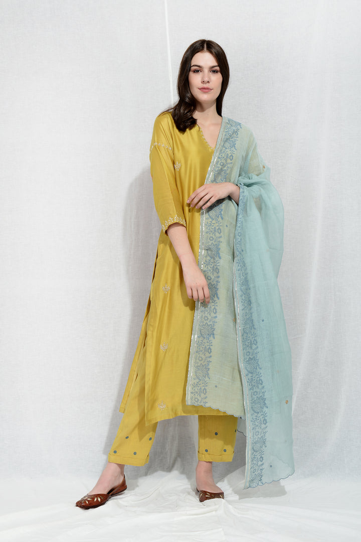 AMALTAAS EMBROIDERED KURTA SET