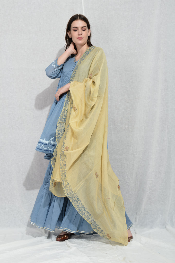 NILAYA EMBROIDERED KEDIA SET