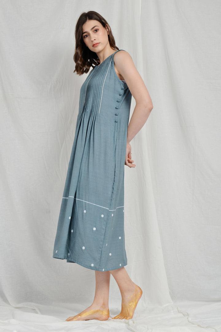 CASEY PLEATED DRESS