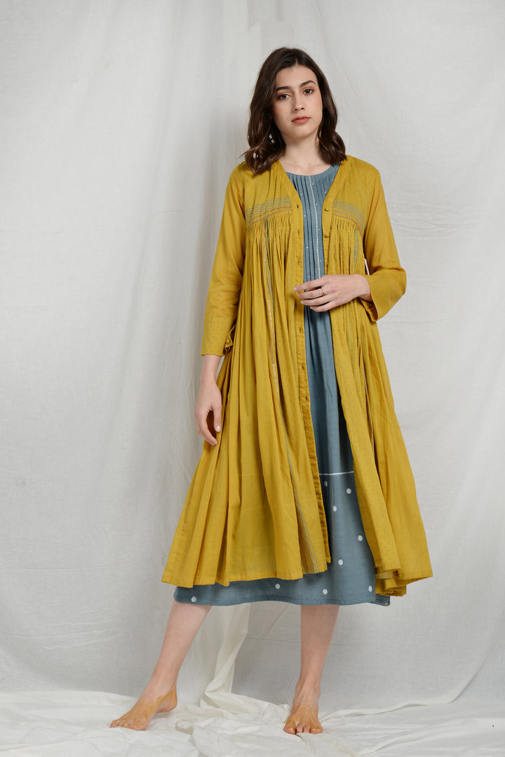 CASEY PLEATED DRESS