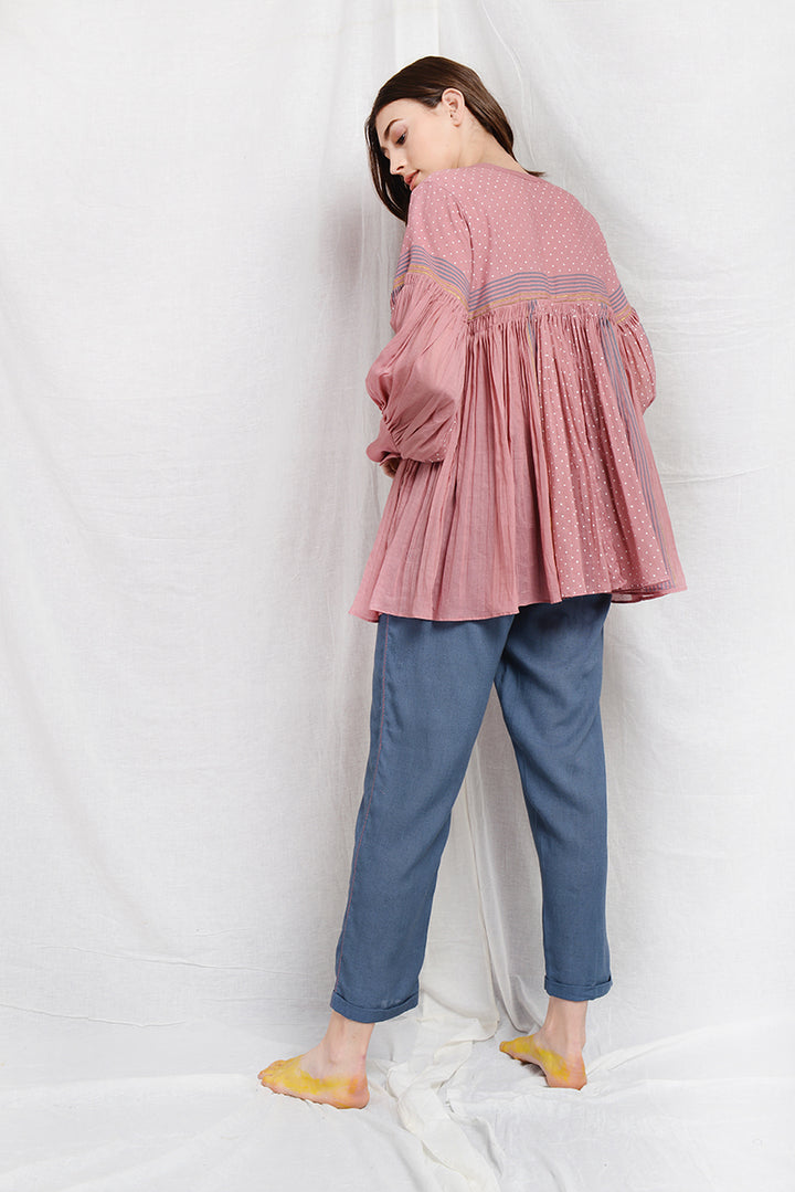 MEGHAN PLEATED TUNIC