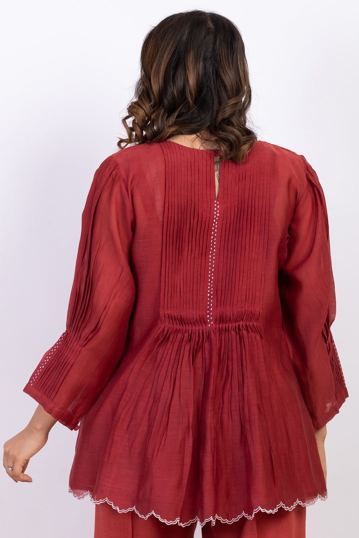 NOAH SILK OVERLAY CO-ORD SET