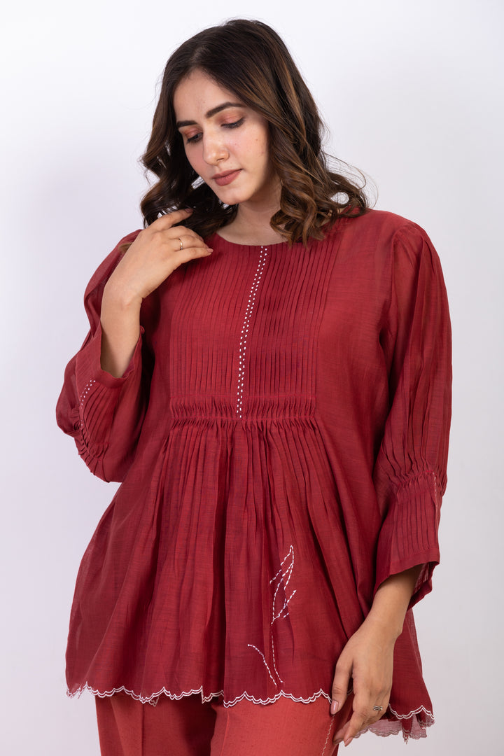 NOAH SILK OVERLAY CO-ORD SET
