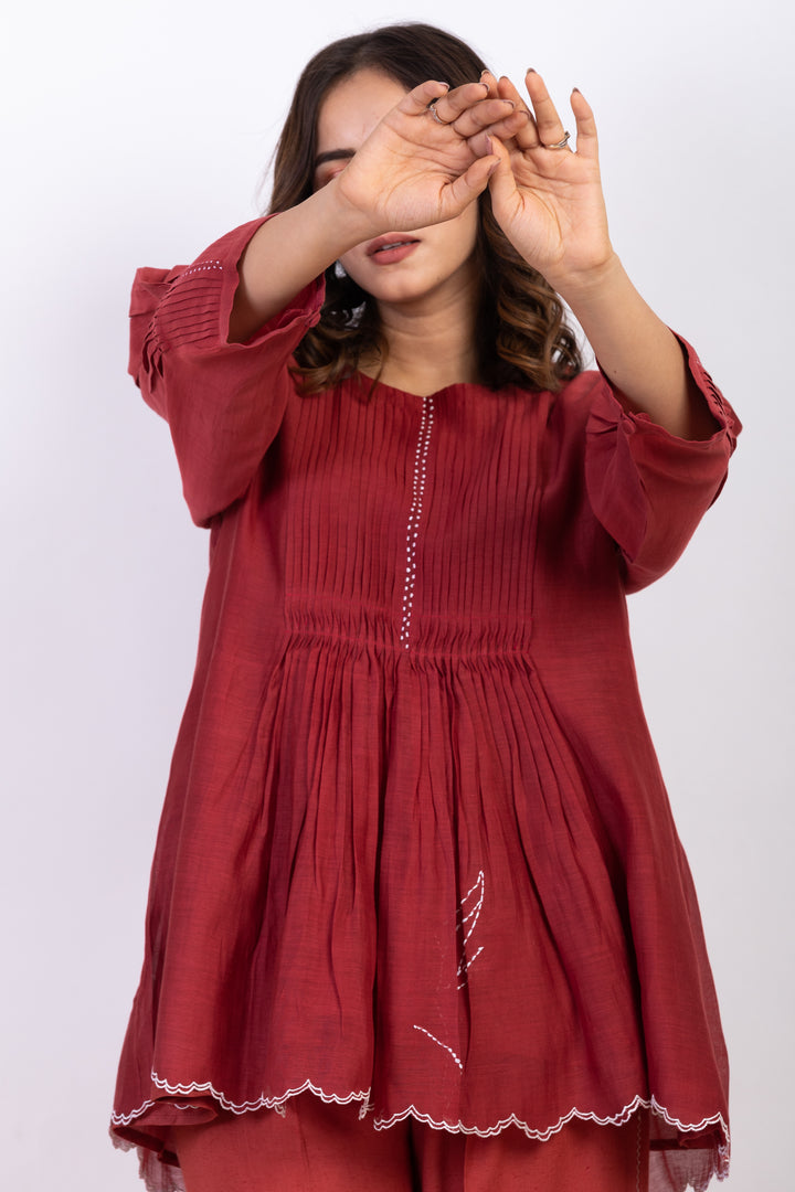 NOAH SILK OVERLAY CO-ORD SET