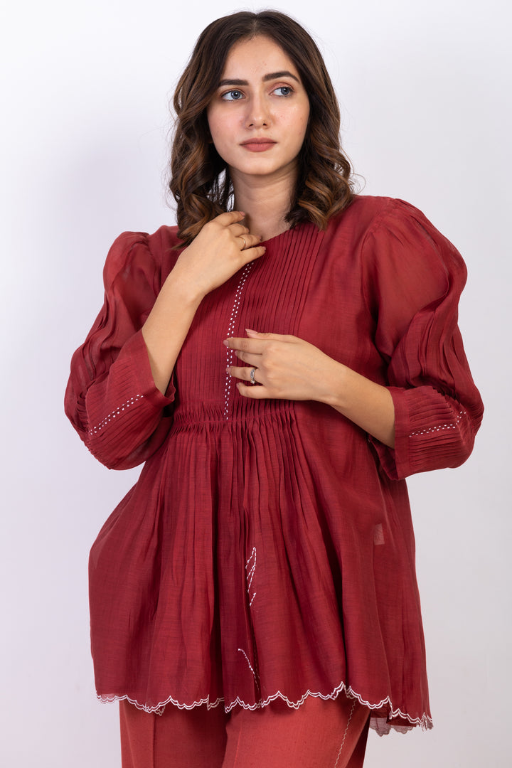 NOAH SILK OVERLAY CO-ORD SET