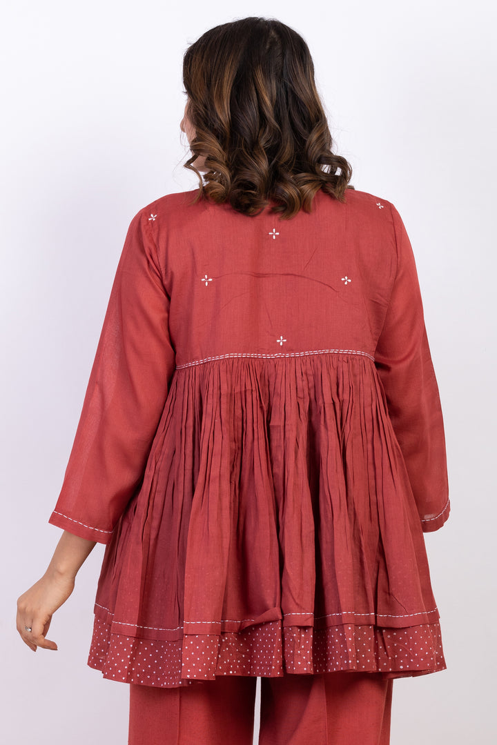 PERIWINKLE OVERLAY CO-ORD SET
